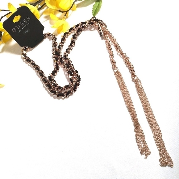𝅺3/$29! GUESS Long Statement Necklace - Picture 1 of 7
